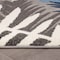 World Rug Gallery Palm Frond Indoor/Outdoor Area Rug 2 ft x 3 ft Blue 5550BLUE2X3 - alternate 2