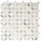 Andova Tiles Martha Zummer White Floral Marble Look Polished Natural Stone Wall & Floor Mosaic Tile ANDMART468 - alternate 1