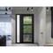 Vdomdoors Front Exterior Prehung FiberGlass Door Clear Glass See-through / Manux 8555 Matte Black Clear Glass MANUX8555EXD-BLK-W36+12 x H80-RH - alternate 2