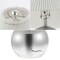 Jonathan Y Louisa 22.5" Mid-Century Modern Round Glass/Iron Pleated Shade LED Table Lamp, Smoke Gradient/Chrome JYL1139A - alternate 3