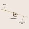 Jonathan Y McKenna 32" Modern Minimalist Dimmable Integrated LED Metal Wall Sconce, Nickel JYL7040E - alternate 3
