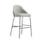 Manhattan Comfort Gracie Barstool in Stone and Black - Set of 2 2-BS022-BST - alternate 2