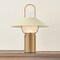 Troy Lighting Kindle 1 Light Rechargeable Table Lamp in Patina Brass and Soft Sand Finish RTL4715-PBR/SSD - alternate 3