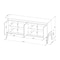 Manhattan Comfort Gales 63.32 Sideboard in Off-White SB-62722-OW - alternate 4