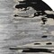 Homeroots 8' Black Gray And Ivory Round Abstract Washable Indoor Outdoor Area Rug 601178 - alternate 2