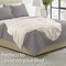 Lavish Home Faux Fur Throw Blanket 60x70 Blanket Soft Throw with Plush Faux Fur Front & Warm Mink Back 66-THROW057-I - alternate 3