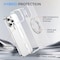 Alpha Digital iPhone 16 PRO Case w/ Magnetic Ring Stand- Full Protection, Soft Flex -360 shockproof IP16PR-CLEAR - alternate 3