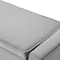 Homeroots 47" Gray and Black Upholstered Velvet Bench with Flip top 530671 - alternate 2