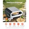 Vevor Outdoor Pizza Oven 16 in Propane Gas Oven Iron Spray Electric Rotation SRGP027R - alternate 2