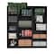 Homeroots Set of Three Black Five Tier Bookcase 546340 - alternate 1