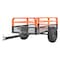 Vevor 15 Cu. Ft. Tow Behind Dump Cart 1500 lbs Steel Construction Dump Trailer TC4268 - alternate 1