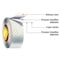 3M Double-Sided Foam Tape, 1 in W, 36 yd L, 1/16 in, Polyurethane Foam, Double-Sided, 9 PK 4016 - alternate 4