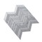 Apollo Tile 13x14 Bianco Carrara Marble Polished Floor and Wall Mosaic Tile 6.09 sqft/case, 5PK APLBL8807CAA - alternate 4