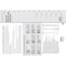 Tabbies BIBLE INDEXING TABS- SPANISH CLASSIC OT & NT, 80 GOLD-EDGED TABS, 1"L-1/4" EXT, 10 PKS/BX, 10PK 58353 - alternate 2