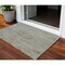 Homeroots 3' X 5' Sage And Beige Floral Washable Indoor Outdoor Area Rug 604246 - alternate 3
