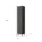Homeroots 71in Gray Wood Accent Cabinet With Single Door 552288 - alternate 2