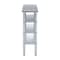 Amgood 24in D x 12in L Stainless Steel Table, Three Undershelves AMG WT-2412-3SH-Z - alternate 2
