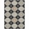 Homeroots 8' X 10' Black And Silver Floral Washable Indoor Outdoor Area Rug 610742 - alternate 3