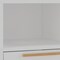 Homeroots Modern White And Natural Flair Night Stand 389026 - alternate 2
