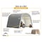 Shelterlogic Shed-in-a-Box Roundtop 10 x 10 x 8 ft Grey Shed-In-A-Box portable shed 70435 - alternate 6