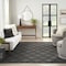 Homeroots 9' X 12' Charcoal And Gray Indoor Outdoor Area Rug 522141 - alternate 4