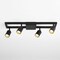 Vidalite Shura Black 4-Light Square Ceiling Light with Rotatable Heads, Integrated LED Bulbs, 3000k, 1820 Lmn CE1008789 - alternate 1