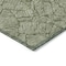 Homeroots 5' X 8' Olive Green And Light Green Floral Washable Indoor Outdoor Area Rug 594648 - alternate 4