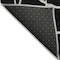 Homeroots 8' Black And Beige Round Abstract Washable Indoor Outdoor Area Rug 601106 - alternate 4