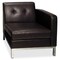 Office Star Collection: Wall Street Arm Chair, Espresso Seat, Espresso Back, 27" W 28" L 31" H, Leather Seat WST51RF-E34 - alternate 1