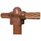 Harger 5/8 in - 3/4 in Ground Rod Clamp, Heavy Duty Bronze GO584L - alternate 1