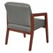 Office Star Products Cherry Finish Visitor's Chair with Freeflex Ember Memory Foam Seat WD587-9211 - alternate 2