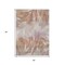 Homeroots 5' X 8' Copper And Ivory Abstract Washable Indoor Outdoor Area Rug 631336 - alternate 4