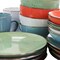 Elama Evelyn 20 Piece Mix and Match Round Stoneware Dinnerware Set in Assorted Colors ELM-EVELYN - alternate 3