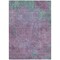 Homeroots 5' X 8' Lavender And Teal Blue Abstract Washable Indoor Outdoor Area Rug 618449 - alternate 1