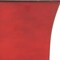 Homeroots 7in Red Recycled Plastic Indoor Outdoor Square Pot Planter 488280 - alternate 3