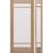 Doornmore G10302, 51.5" x 82" ( 36" Door + 12" Side) Left Hand, Mahogany SDL 3 Lite Exterior Door G10302-SW-3680-G10302-SL_1-1_LI - alternate 1