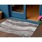 Homeroots 3' X 5' Taupe Sky Blue And Ivory Abstract Washable Indoor Outdoor Area Rug 617443 - alternate 1