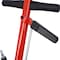 Wrightmaster 35 Ton Hydraulic Air-Operated Axle Bottle Jack with 4 Extension Saddles & Built-In Wheels, Red ZR-W46564155 - alternate 4