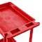 Luxor Utility Cart with Deep Lipped Plastic Shelves, 300 lb Load Capacity, 3 Shelves, 24 in L, 18 in W RDSTC111RD - alternate 4