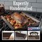 Classic Cuisine Iron Pre-Seasoned Roaster Pan w/ Brass Riveted Handles, Flanged Edges, Tapered Walls GW58N01-21 - alternate 2