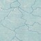 Homeroots 3' X 5' Aqua And Ivory Abstract Washable Indoor Outdoor Area Rug 601020 - alternate 2