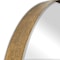 Homeroots 34" Gold Round Iron Framed Accent Mirror 485066 - alternate 2