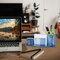 Acrimet Millennium Desktop Organizer Cup Caddy Plastic with 200 Sheets Memo Paper Clear Blue Color 740.2 - alternate 3