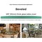 Fab Glass And Mirror 15in in Round Glass Table Top 3/8in Thick Tempered Beveled Edge by, Wall Mirror, Safety Backing 15RT10THBETE - alternate 3