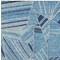 Homeroots 9' X 12' Blue And Teal Blue Geometric Washable Indoor Outdoor Area Rug 594771 - alternate 4