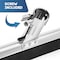 Dsv Standard Uneven Surface Floor Squeegee 30 in, Double Foam Blade Garage Squeegee, Taper Pole Connection 87030 - alternate 2