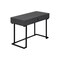 Homeroots 42" Gray and Black Wood and Metal Sled Computer Desk 489888 - alternate 3