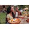 Picnic Time Family Of Brands Isla Serving Platter with Marble Cheeseboard Insert, Acacia Wood with Marble 858-00-508-000-0 - alternate 3