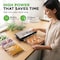 Nutrichef Vacuum Sealer Machine, 80kPa Food Vacuum Sealer with Cutter, Bag Storage, Suction Hose, 1 Bag Roll & NCVS80BSS - alternate 2
