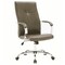 Leisuremod Sonora Modern High-Back Leather Office Chair, Olive Green SO19GL - alternate 1